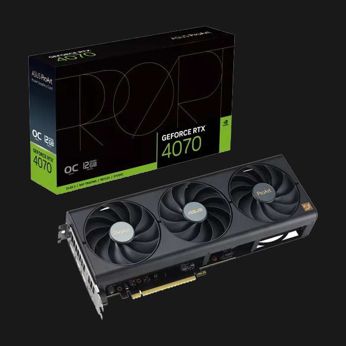 کارت گرافیک Asus ProArt GeForce RTX4070 OC Edition 12GB GDDR6X — تصویر ۲